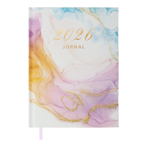 Ежедневник датированный 2026 А5 BuroMax MIST, 336 стр., розовый (BM.21164-10)