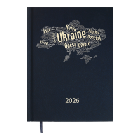 Ежедневник датированный 2026 А5 BuroMax POWER, 336 стр., темно-синий (BM.2157-03)
