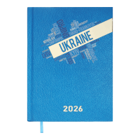 Щоденник датований 2026 А5 BuroMax POWER, 336 стр., блакитний (BM.2157-14)