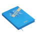 Ежедневник датированный 2026 А5 BuroMax POWER, 336 стр., голубой (BM.2157-14)