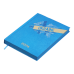 Ежедневник датированный 2026 А5 BuroMax POWER, 336 стр., голубой (BM.2157-14)