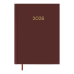 Ежедневник датированный 2026 А5 BuroMax MONOCHROME, 336 стр., бордовый (BM.2160-13)