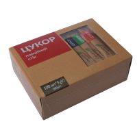 Сахар-песок в стиках, 100 шт х 5 гр (белый) коробка Саркара Продукт