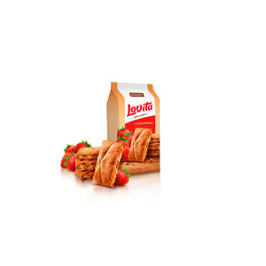 Печенье Roshen Lovita Cake с клубничной начинкой 168 гр