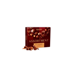 Конфеты Roshen Assortment черный шоколад, 145 гр