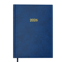 Щоденник датований 2026 А5 BuroMax BASE, 336 стр., синій (BM.2108-02)