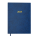 Ежедневник датированный 2026 А5 BuroMax BASE, 336 стр., синий (BM.2108-02)