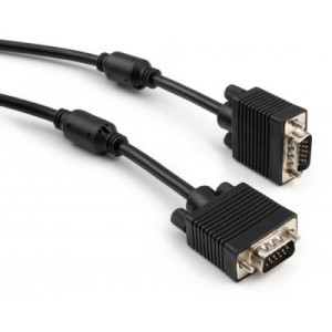 Кабель мультимедийный VGA M to VGA M 10.0m Vinga (VCPVGAF10BK)
