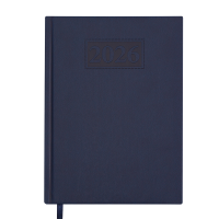 Ежедневник датированный 2026 А5 BuroMax GENTLE, 336 стр., синий (BM.2109-02)