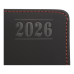 Щоденник датований 2026 А5 BuroMax TRIUMPH, 336 стр., червоний (BM.21104-05)