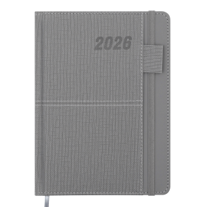 Ежедневник датированный 2026 А5 BuroMax FOREVER, 336 стр., серый (BM.21108-09)