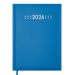 Ежедневник датированный 2026 А5 BuroMax CLASSIC, 336 стр., синий (BM.21121-02)