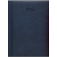 Ежедневник датированный 2026 А5 Brunnen Стандарт Torino, синий (73-795 38 306)
