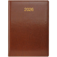 Ежедневник датированный 2026 А5 Brunnen Стандарт Soft, коричневый (73-795 36 706)