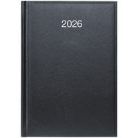 Ежедневник датированный 2026 А5 Brunnen Стандарт Miradur, черный (73-795 60 906)