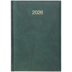 Ежедневник датированный 2026 А5 Brunnen Стандарт Miradur, зеленый (73-795 60 506)