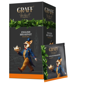 Чай чорний в ф/п GRAFF &quot;English Breakfast&quot; 2 г х 20 шт