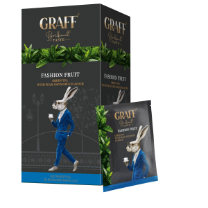 Чай зелений в ф/п GRAFF &quot;Fashion fruit&quot; 1,5 г х 20 шт