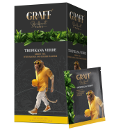 Чай зелений в ф/п GRAFF "Tropicana verde з ароматом манго та лічі" 1,5 г х 20 шт
