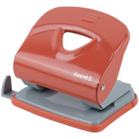 Дирокол металевий 30 арк Axent Exakt-2 Earth colors з планкою, кораловий (3930-28-a)