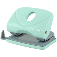 Дырокол пластиковий 20 арк Axent Welle-2 Pastelini з планкою м'ятний (3820-18-a)