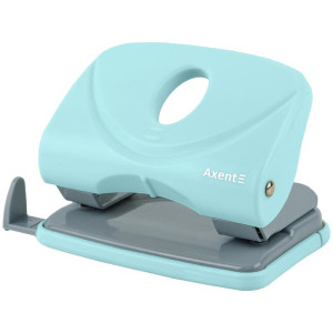 Дырокол пластиковий 20 арк Axent Welle-2 Pastelini з планкою неом&#039;ятний (3820-09-a)