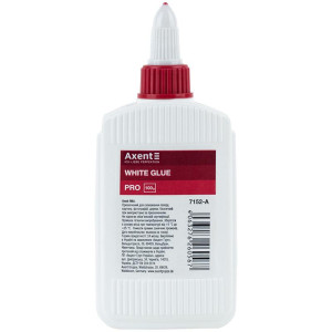 Клей ПВА 100 мл ковпачок-дозатор Axent PRO (7152-a)