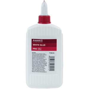 Клей ПВА 200 мл ковпачок-дозатор Axent PRO (7153-a)