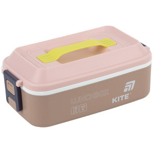Ланчбокс Kite K25-1183-1, 1000 мл, бежевий