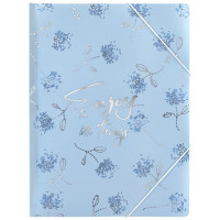 Папка на гумках пластик (А4+) Axent Flower Symphony-3 (1509-46-a)