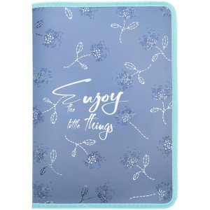 Папка на блискавці об&#039;ємна пластикова (A4+) Axent Flower Symphony-3 (1804-46-a)