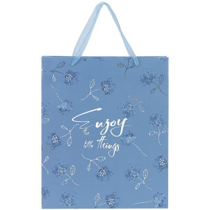 Пакет пластиковий подарунковий Axent Flower Symphony-3 25х19x8.5 см (8503-43-a)