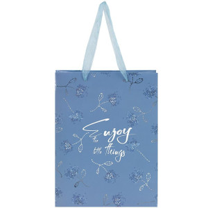 Пакет пластиковий подарунковий Axent Flower Symphony-3 32x27x8.5 см (8504-43-a)