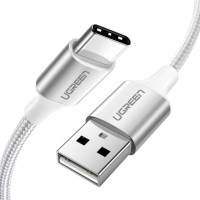 Дата кабель USB 2.0 AM to USB-C 3.0m 3.0A 18W US288 White Ugreen (60409)