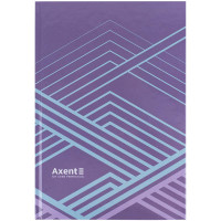 Книга обліку А4 96 арк клітинка обкл тверда Axent Lines бузкова (8422-583-a)