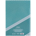 Книга обліку А4 96 арк клітинка обкл тверда Axent Lines green (8422-582-a)
