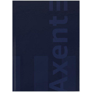Книга обліку А4 96 арк клітинка обкл тверда Axent One color синя (8426-3-a)