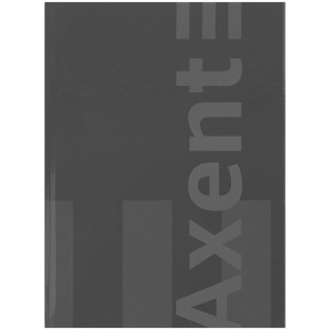Книга обліку А4 96 арк клітинка обкл тверда Axent One color сіра (8426-2-a)