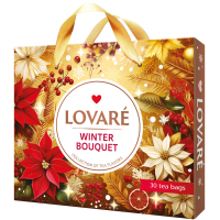 Чай асорті "WINTER BOUQUET" 30 шт. (6 видів по 5 пак,) LOVARE