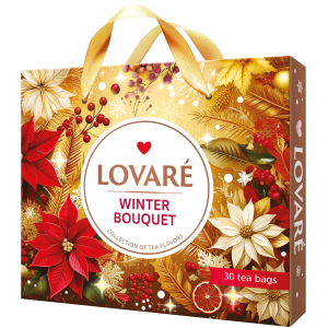 Чай ассорти "WINTER BOUQUET" 30 шт. (6 видов по 5 пак,) LOVARE