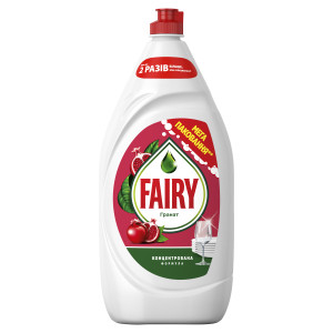 Моющее средство для посуды 1350 мл Fairy колпачок Clean &amp; Fresh Гранат