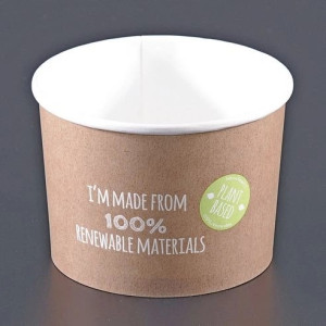 Одноразова паперова упаковка 620мл 25шт Future Smart