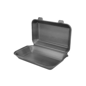 Ланч-бокс черный 24,6*15*6см без деления 250 шт