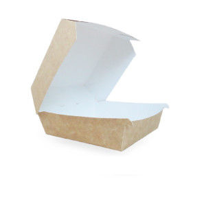 Коробка “Гамбургер” з картону 11*11*7 см 100шт