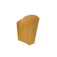 Картонная упаковка под снеки, Фри "L" Крафт 6,5*14см 50шт 703/4 50 штук