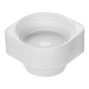 Миска одноразова BuroClean 500 мл біла 4,8 гр 100 шт/уп