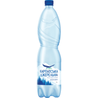 Вода минеральная сильногазир 1,5 л х 1 шт пластик Карпатська джерельна