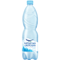 Вода минеральная негазированная 1 л х 1 шт пластик Карпатська джерельна