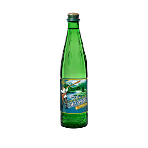 Вода мінеральна сильногазована 0,5 л х 1 шт скло Поляна квасова