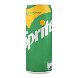 Вода сладкая газир 0,33 л х 1 шт ж/б Sprite